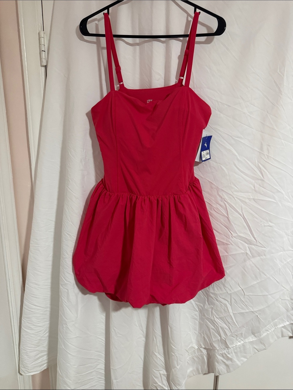 JoyLab Red Spaghetti-Strap Mini Dress